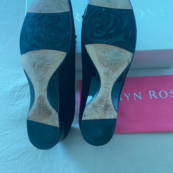 Taryn Rose patent and suede ballet flats - Picture 5 of 5